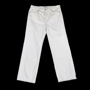 Abercrombie & Fitch Jeans Women 32/14R Ivory 90s Relaxed Jean High Rise